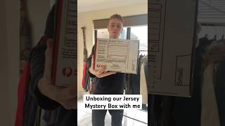 Unbox our Jersey Mystery Box satisfying mysterybox unboxing football jersey mysteryboxopening [upl. by Eidur]