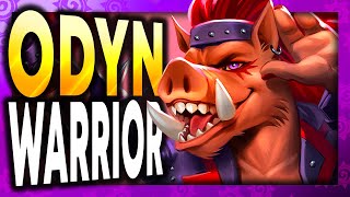 🕹️ Hearthstone  Top 50 Legend  Odyn Warrior Stream  Perils in Paradise [upl. by Nepsa]