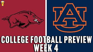 Arkansas Razorbacks vs Auburn Tigers Prediction  Week 4 College Football  92124 [upl. by Carlee80]