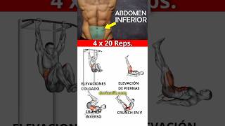 Entrenamiento Intenso Abdominales Inferiores abs abdomen abdominales [upl. by Bonucci]