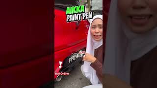 Aikka Paint Pen nak Touch up sikit sikit lubang atau calar bole beli ini Product [upl. by Jania273]