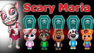 Scary Maria and Talking Tom 😥 \ My Talking Tom and Friends [upl. by Godden]