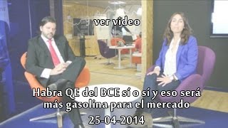 Habra QE del BCE sí o sí y eso será más gasolina para el mercado [upl. by Cowden]