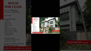 Luxurious House And Lot For Lease In Ayala Alabang Village Muntinlupa City [upl. by Airamana369]