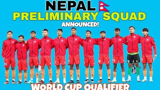 NEPAL PRELIMINARY SQUAD  WORLD CUP QUALIFIER ROUND 2  HOME GROUND  TheUpcomingNepal futurenepal [upl. by Berne830]