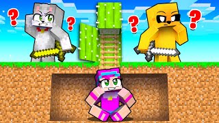 Hice Trampas con BASES SECRETAS en 2 CAZADORES vs CORREDOR 😱🔪 Minecraft [upl. by Joris]