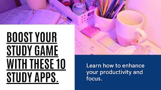 Top 10 Free Study Apps for Students  10 Must Have Apps for Students  Brain Boosting Hacks [upl. by Katherin]