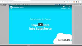 Connect Dataloaderio Using Salesforce Developer Account [upl. by Yblehs]