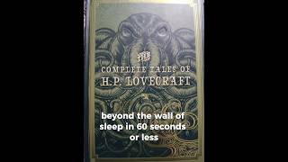 HP Lovecrafts Beyond The Wall Of Sleep In 60 Seconds Or Less [upl. by Eeslek]