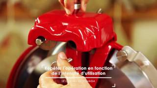 Tomaga trancheuse TUTORIEL  Affûtage et affilage CHAP 4 [upl. by Sarnoff348]