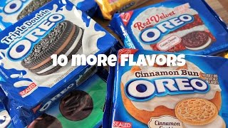 Tasting 10 More Flavors of Oreos [upl. by Stichter]