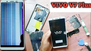 Vivo V7 Plus Broken Display ReplacementJohirtechvivov7plusbrokendisplayvivov7plushardreset [upl. by Atteynek]