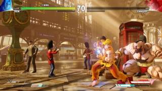 Street Fighter 5 All Stage KOs Except DLC Stages [upl. by Aimet]