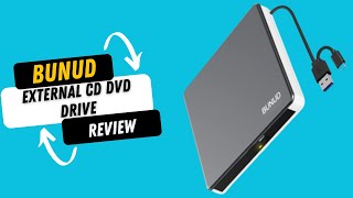 External CD DVD Drive USB 30 Type C CDDVD ROM Burner CD DVD RW Review [upl. by Dnomsad195]