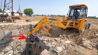 JCB 3DX dig to Extending Old Well  JCB  jcb video [upl. by Prichard]