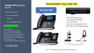 Yealink T46U IP Phone  16 Line VOIP Phone [upl. by Anieral]