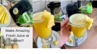 Make Fresh Homemade Juice Aicok Slow Juicer 🍍🍉 Perfect for Ramadan [upl. by Gilbart]