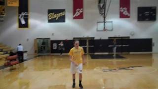 Lancaster Mennonites Erin LaVenice dunking a tennis ball [upl. by Meris234]