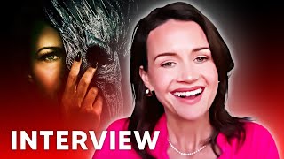 Carla Gugino Chats With JoBlo On The Fall of the House of Usher Lisa Frankenstein and her career [upl. by Marshal584]