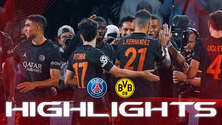 HIGHLIGHTS  PSG 20 Dortmund  ⚽️ MBAPPÉ amp HAKIMI [upl. by Josie]