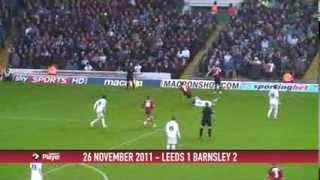 Barnsley and Leeds Goals  The Last 4 Meetings [upl. by Kcirddec]