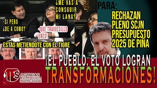 LA SCJN NO ACEPTA PRESUPUESTO 2025 DISEÑADO POR PIÑA ¿ENTENDIERON O NO [upl. by Idnarb]