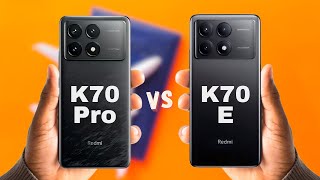 Redmi K70 Pro vs Redmi K70E 🤔 Comparison ⚡️ [upl. by Eiliak651]