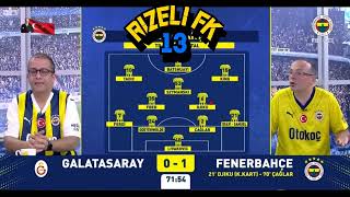 galatasaray 01 FENERBAHÇE  FB TV GOL ANI  19 MAYIS 2024 [upl. by Ainex]