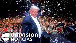 En video El discurso completo de AMLO desde el Zócalo tras ganar la elección presidencial en México [upl. by Longfellow]