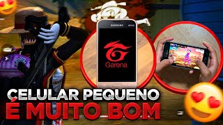 VANTAGENS DE TER UM CELULAR PEQUENO PARA JOGAR FF [upl. by Colon276]