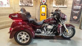 2019 HarleyDavidson Tri Glide Ultra FLHTCUTGTwisted Cherry [upl. by Ursula]