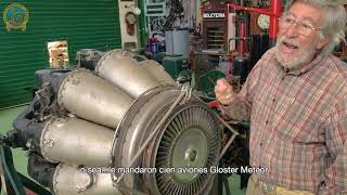 Turbina Rolls Royce Derwent 5 Pulki  Museo de Máquinas [upl. by Minabe]