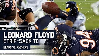 Leonard Floyd StripSacks Aaron Rodgers amp Recovers for the TD  Bears vs Packers  NFL [upl. by Howie]