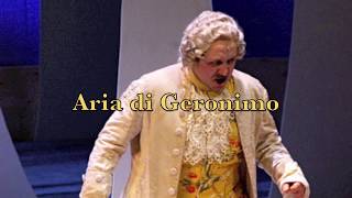 Cimarosa Matrimonio Segreto Aria di Geronimo Udite tutti udite [upl. by Aicilyt]