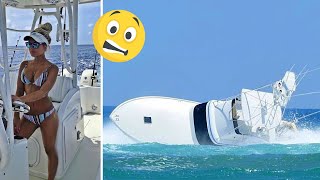 Epic Boat Fails Compilation [upl. by Aplihs]