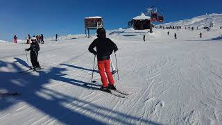 Skiing in Åre Sweden Åreskutan 1420m to Åre Village 389m from top to bottom [upl. by Irrej]