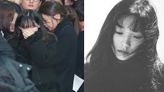 Taeyeon secretly appeared at Sullis funeral staying alongside Sullis body for 2 days in a row [upl. by Sharpe]