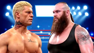 FULL MATCH Cody Rhodes vs Braun Strowman wwe 2k24 best fight gameplay [upl. by Enoch616]