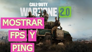 Cómo Ver Mostrar FPS PING y Latencia en Warzone 20 [upl. by Tnecniv133]