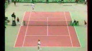 Medvedev Leconte Paris Open 1993 [upl. by Aisital]