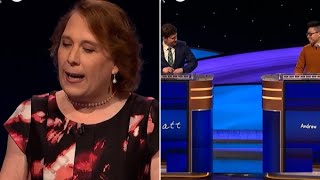 Jeopardy host Ken Jennings slams Amy Schneider for bragging about her wins in vicious exchange [upl. by Akanke]