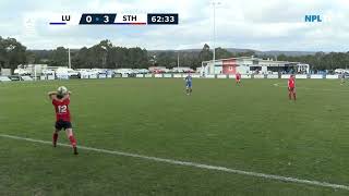 MyState Bank Womens Super League Round 16 Launceston United v South Hobart Goal Highlights [upl. by Ennayehc]