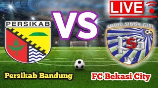 Persikab Bandung Vs FC Bekasi City Football Live [upl. by Mylo]