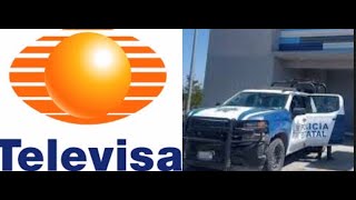 LOS SACAN DE TELEVISA CON POLICIAS 🔥😱🔥🧨💥💣 [upl. by Nilrev]