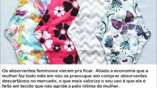 Absorvente ecologico feminino [upl. by Leontyne]