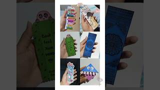 DIY Bookmarks Cute Bookmarks Idea Corner bookmark painting artshorts diy [upl. by Anihtyc]