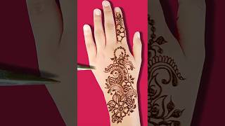 Amazing Very Beautiful amp Stylish Simple Mahadir Dijain  Mehndi Ka Design shorts [upl. by Asusej]