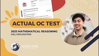 2023 OC Placement Test Mathematical Reasoning Paper Explanations [upl. by Aneelahs]