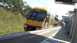 CityRail quotWaratahquot A3 train Arriving and Leaving Holsworthy to Macarthur [upl. by Nnayd]