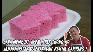 KUE APEM  PAK THONG KO ENAK KENYAL GAMPANG [upl. by Ainel187]